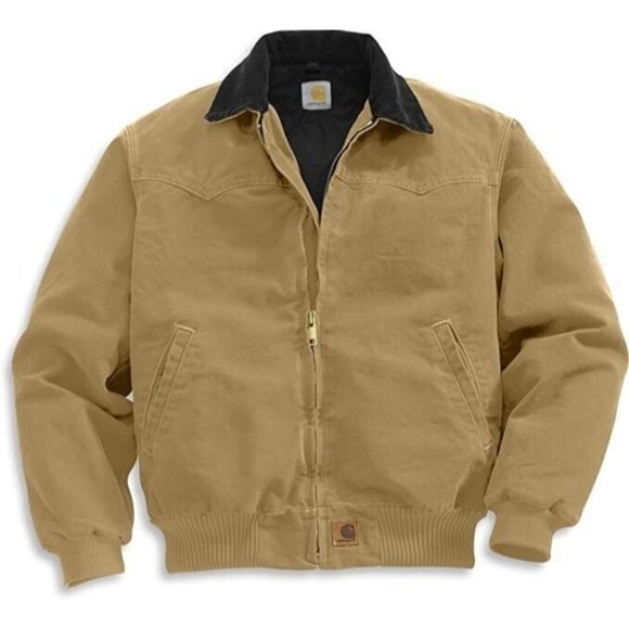 Carhartt Other - Not for Sale - Carhartt Work Jacket Big & Tall Santa Fe Quilt Flannel Brown